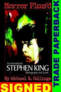 Stephen King Horror Plumd SIGNED TP