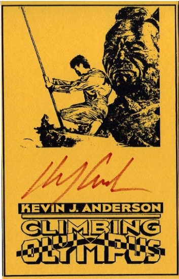 Signed Plate Art - ANDERSON - Climbing Olympus